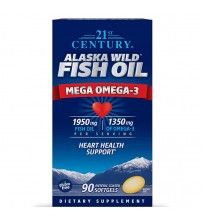 Омега 3 21st Century Alaska Wild Fish Oil Mega Omega 3 1950mg / 1350mg 90caps